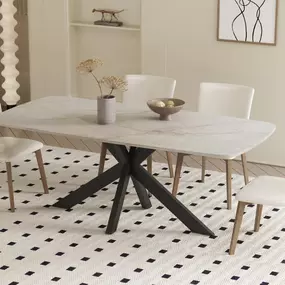 table marbrée mj sofa