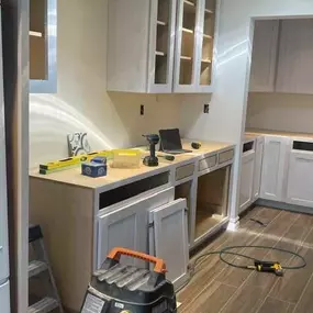 Mari Lopez Designs, LLC provides professional cabinet installation services, delivering high-quality solutions that enhance the functionality and style of your kitchen or bathroom. I ensure a seamless fit, giving your space a polished and refined look.