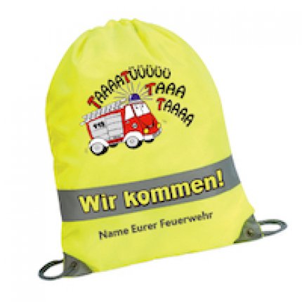 Der leuchtende Feuerwehr-Turnbeutel