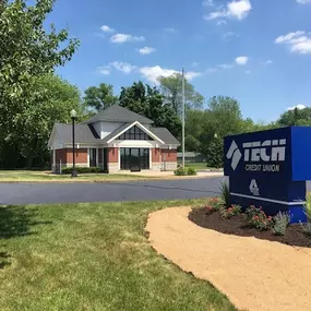 Outside view of Tech Credit Union in Valparaiso, IN.