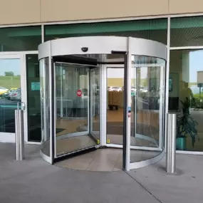 revolving door installation