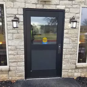 automatic swing door installation