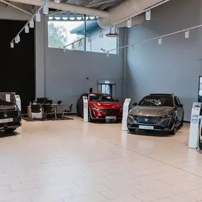 Evans Halshaw Peugeot Hull Interior Showroom