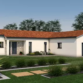 Construction maison moderne plain-pied Haute-Vienne