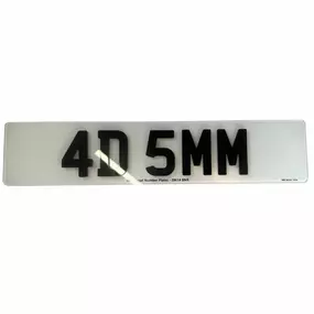 Bild von BDK Legal Number Plates