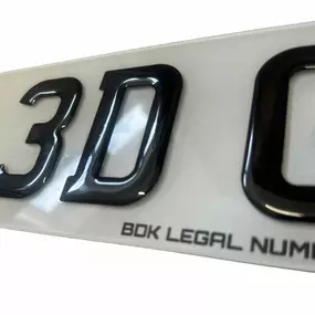 Bild von BDK Legal Number Plates