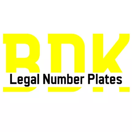 Logo da BDK Legal Number Plates