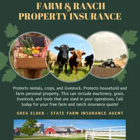 When was the last time you reviewed your policy? Let us help you find the right coverage to shield your farm or ranch property business. Contact us today!