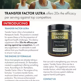 CortControl's Transfer Factor Ultra