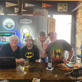 Crew at the 125 Tavern located in downtown Mora, MN.