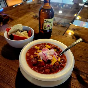 Chili at the 125 Tavern located in downtown Mora, MN.