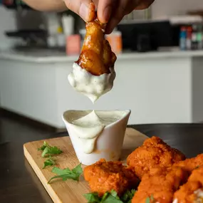 Dip, bite, repeat! Crazy Wings is a flavor lover's dream!