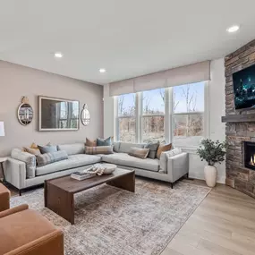 Cozy Gathering Room with Fireplace