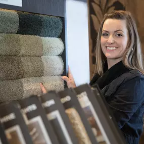 Elevate your home with premium carpeting from Custom Floor Covering. Stop by our showroom and find the perfect fit!