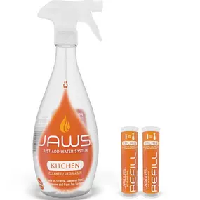 JAWS Refillable Kitchen Cleaner & Degreaser with 2 refill pods