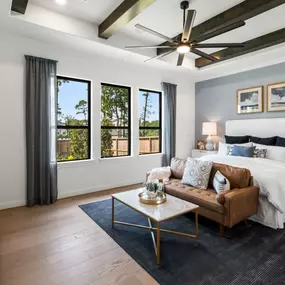 Luxurious primary bedroom suites