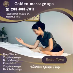 Massage techniques are commonly applied with hands, fingers, 
elbows, knees, forearms, feet, or a device. 
The purpose of massage is generally for the treatment of 
body stress or pain.