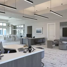 Modern & Welcoming Leasing Office