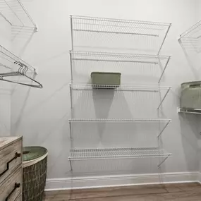 Expansive Closet with Built-In Shelving