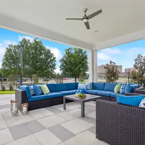 Inviting Pavilion with Seating Area