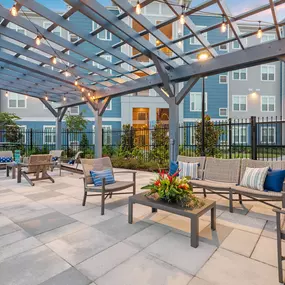 Poolside Pergola & Seating Area