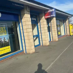 Side image of Betfred shop