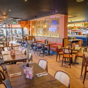 Interior view of Zizzi Newbury