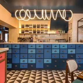 interior view of Zizzi Hereford