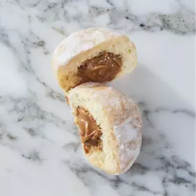 Mini Biscoff Bomboloni