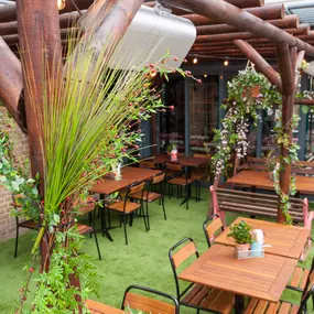 Seaside Zizzi Whitstable exterior with nautical charm and welcoming  entrance featuring outdoor dining area