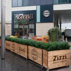 Exterior view of Zizzi Cardiff St David's