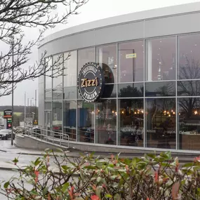 Exterior view of Zizzi Leeds Birstall entrance.