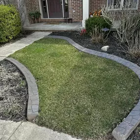 Unique Curb concrete landscape borders will not rot, rust, or discolor like wood, metal, plastic or bender board.