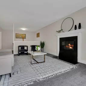 Living Room at Townhomes at Gateway in Bensalem, PA