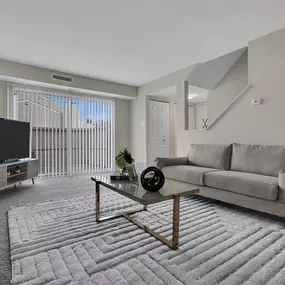 Living Room at Townhomes at Gateway in Bensalem, PA