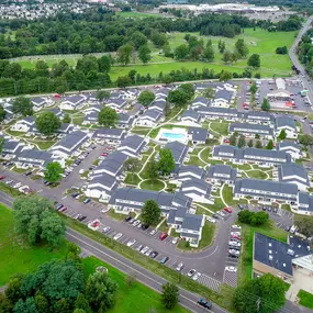 Aerial view at Townhomes at Gateway in Bensalem, PA