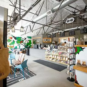 Snowy Owl Sandwich Cafe & Roastery inside cafe