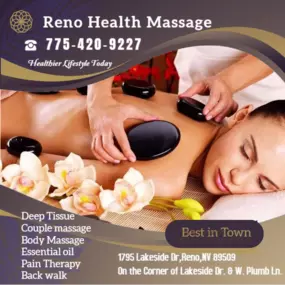 A hot stone massage is a type of massage therapy. It's used to help you relax and ease tense muscles 
and damaged soft tissues throughout your body.