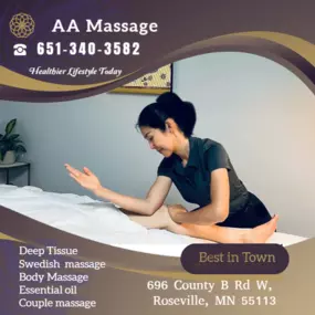 Massage techniques are commonly applied with hands, fingers, 
elbows, knees, forearms, feet, or a device. 
The purpose of massage is generally for the treatment of 
body stress or pain.