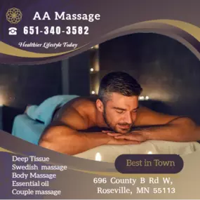 The full body massage targets all the major areas of the body that are most subject to strain and
discomfort including the neck, back, arms, legs, and feet. 
If you need an area of the body that you feel needs extra consideration, 
such as an extra sore neck or back, feel free to make your massage therapist aware and
they will be more than willing to accommodate you.