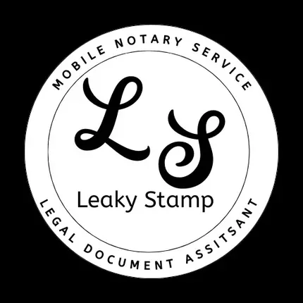 Logo fra Leaky Stamp - Mobile Notary