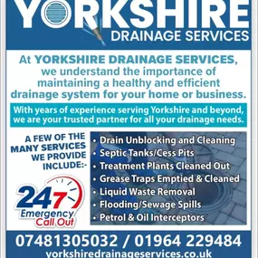 Bild von Yorkshire Drainage Services Ltd