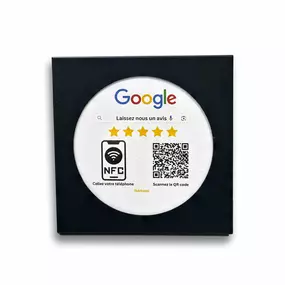 Bild von Starboost I Carte Visite NFC I Carte Avis Google I Référencement Google My Business