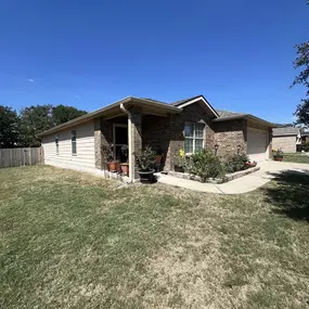 brand new downspout installed in woodway tx