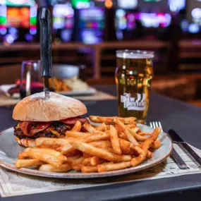 Brew Brothers Classic Bacon Cheeseburger at Brew Brothers Harrah's Kansas City Hotel & Casino