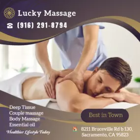 The full body massage targets all the major areas of the body that are most subject to strain and
discomfort including the neck, back, arms, legs, and feet. 
If you need an area of the body that you feel needs extra consideration, 
such as an extra sore neck or back, feel free to make your massage therapist aware and
they will be more than willing to accommodate you.