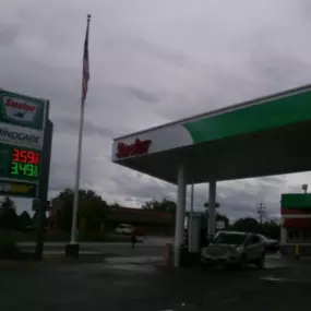 Sinclair Gas Station Fueling Island