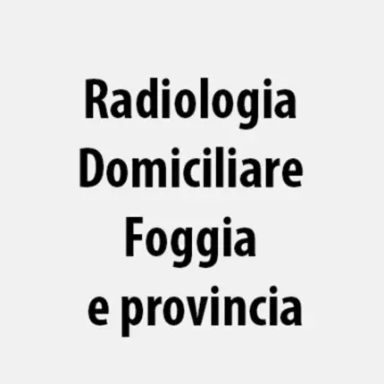 Logo od Radiologia Domiciliare Foggia e provincia