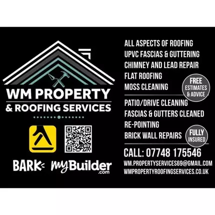 Logo fra WM Property & Roofing Services