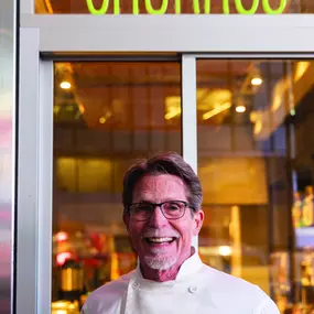 Chef Rick Bayless at Harrah's Joilet Hotel & Casino at his New Mexican Restaurant Tortazo